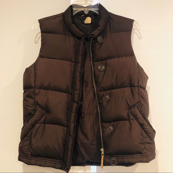 J. Crew Jackets & Blazers - J. CREW BROWN DOWN VEST